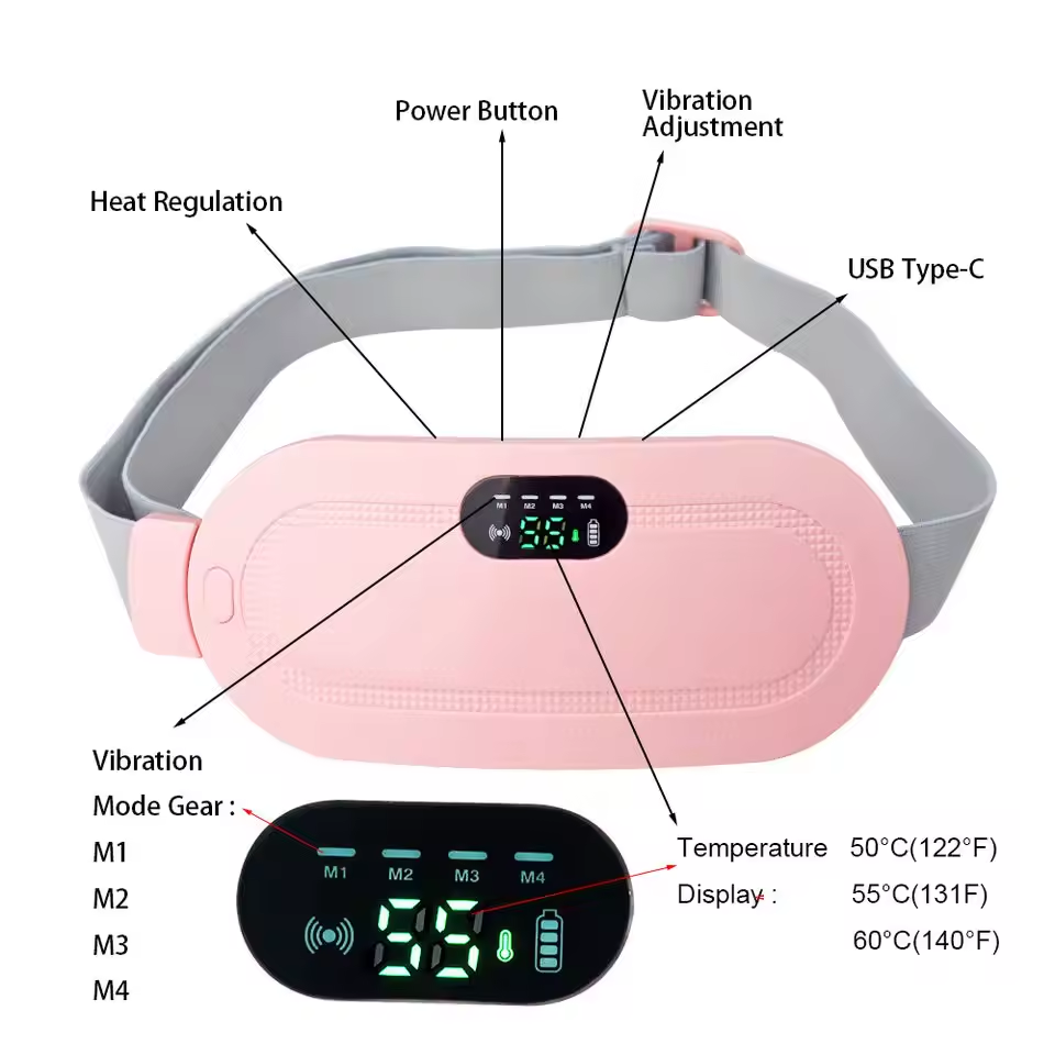 Ceinture Chauffante et Massante pour Femmes